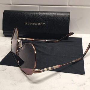 Women’s Burberry aviator sunglasses